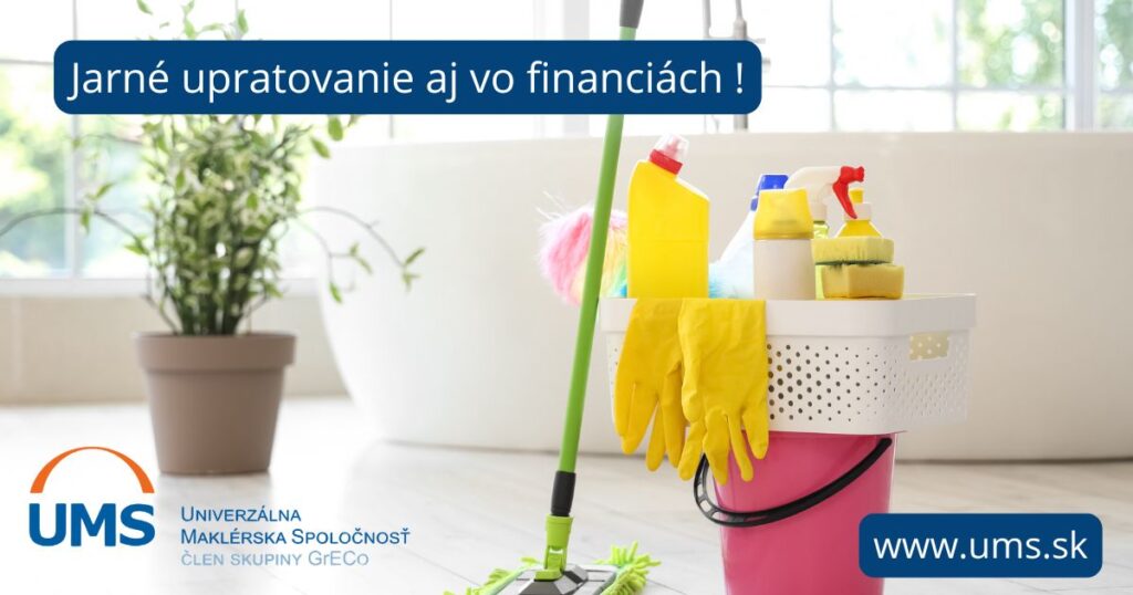 Jarné upratovanie aj vo financiách